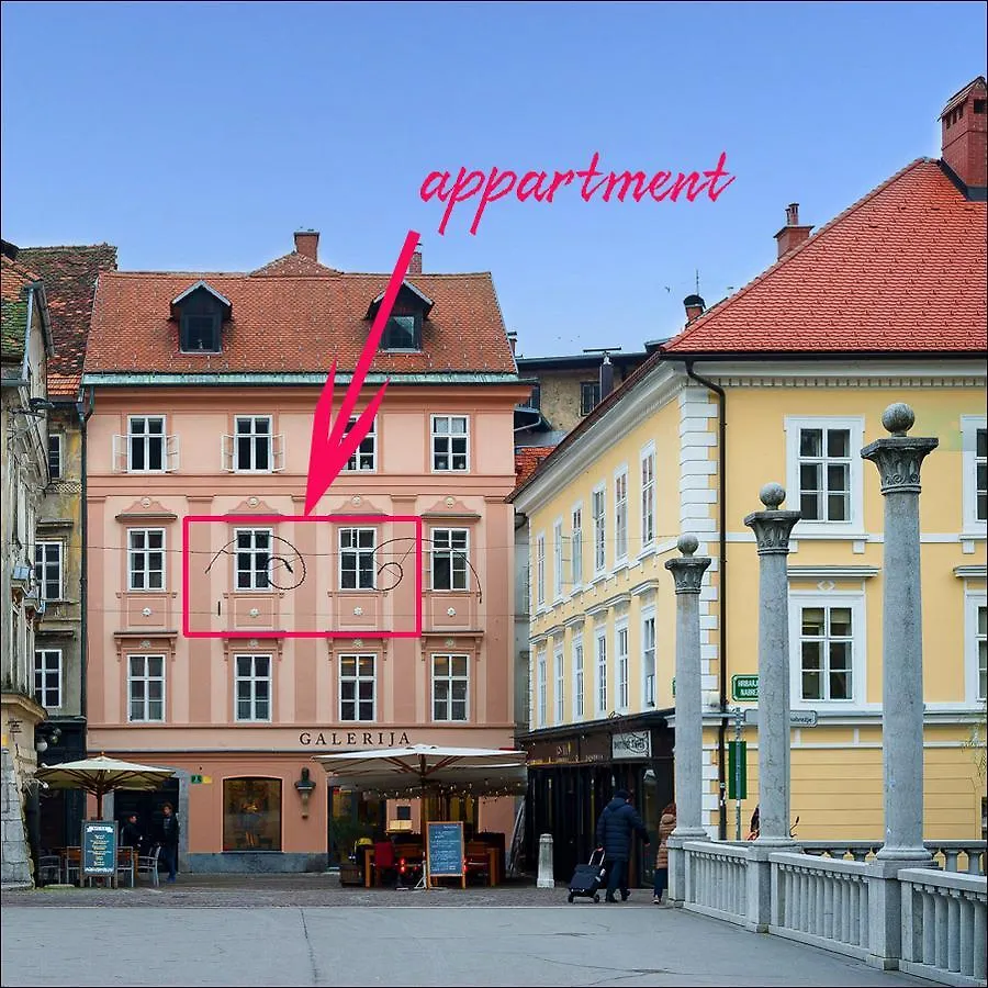 Galerija Apartment Et Netflix Old City Laibach Slowenien
